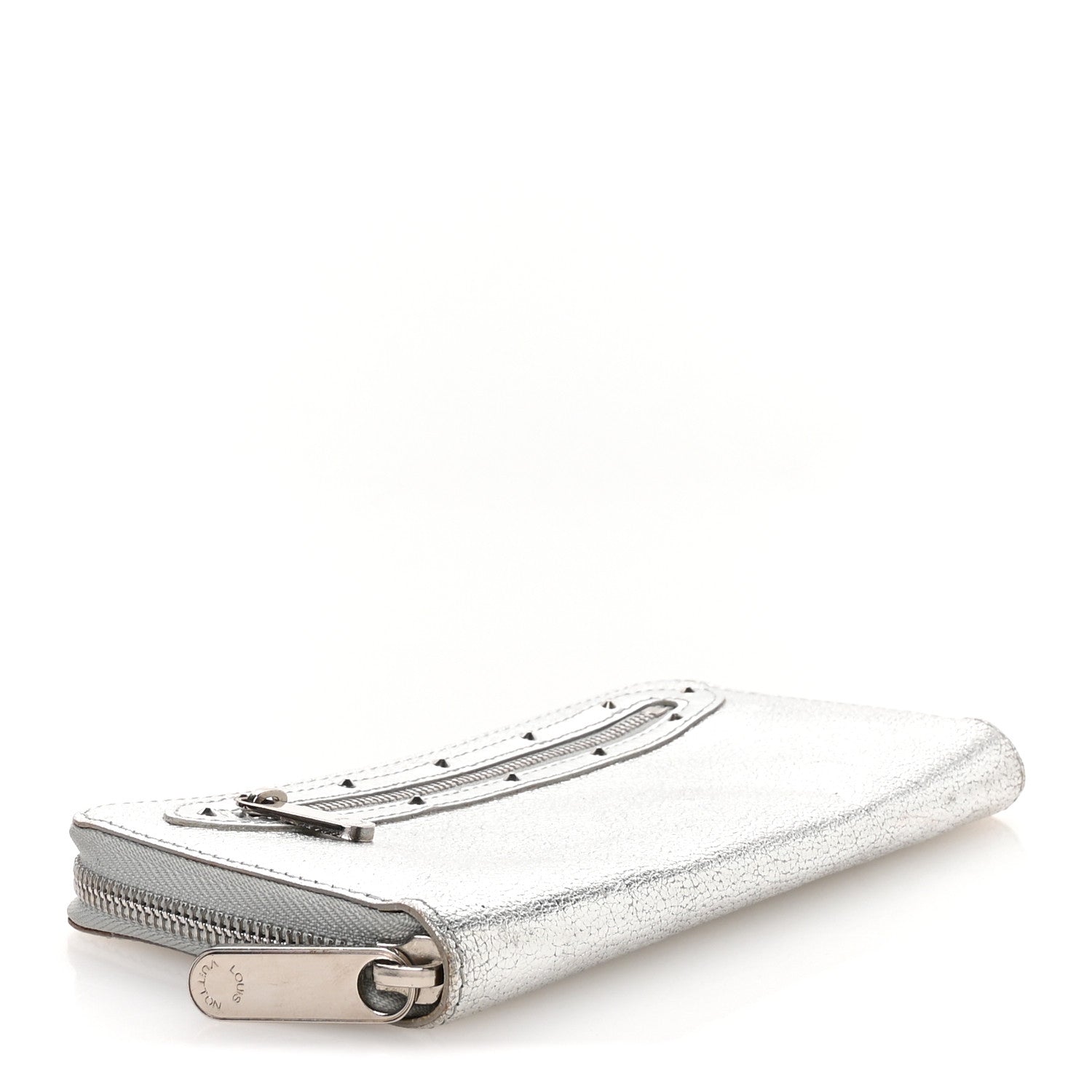 Louis Vuitton Suhali Zippy Wallet Silver 4 of 7