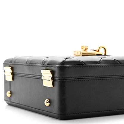 Dolce & Gabbana Lambskin Quilted Box Bag Black 9 of 9