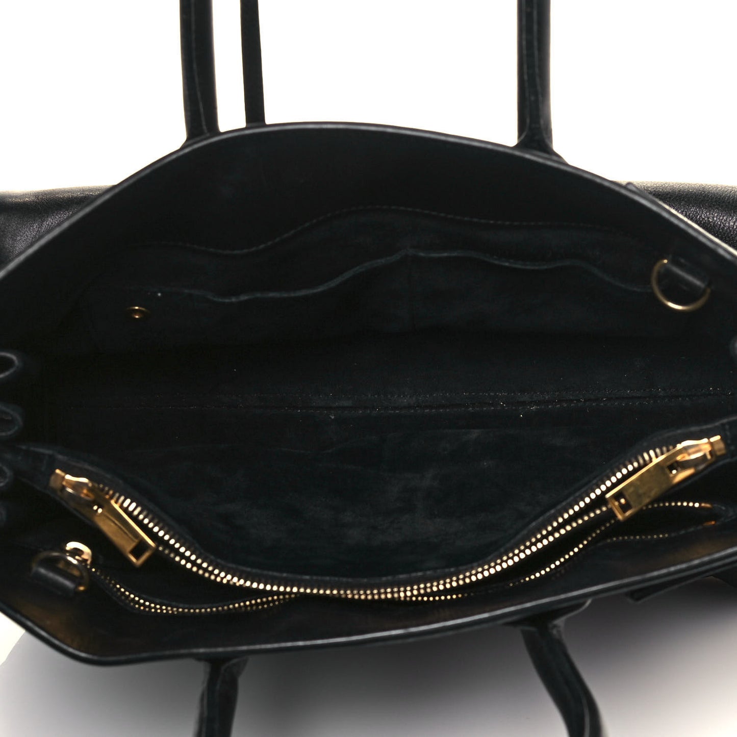 Calfskin Small Sac De Jour Black