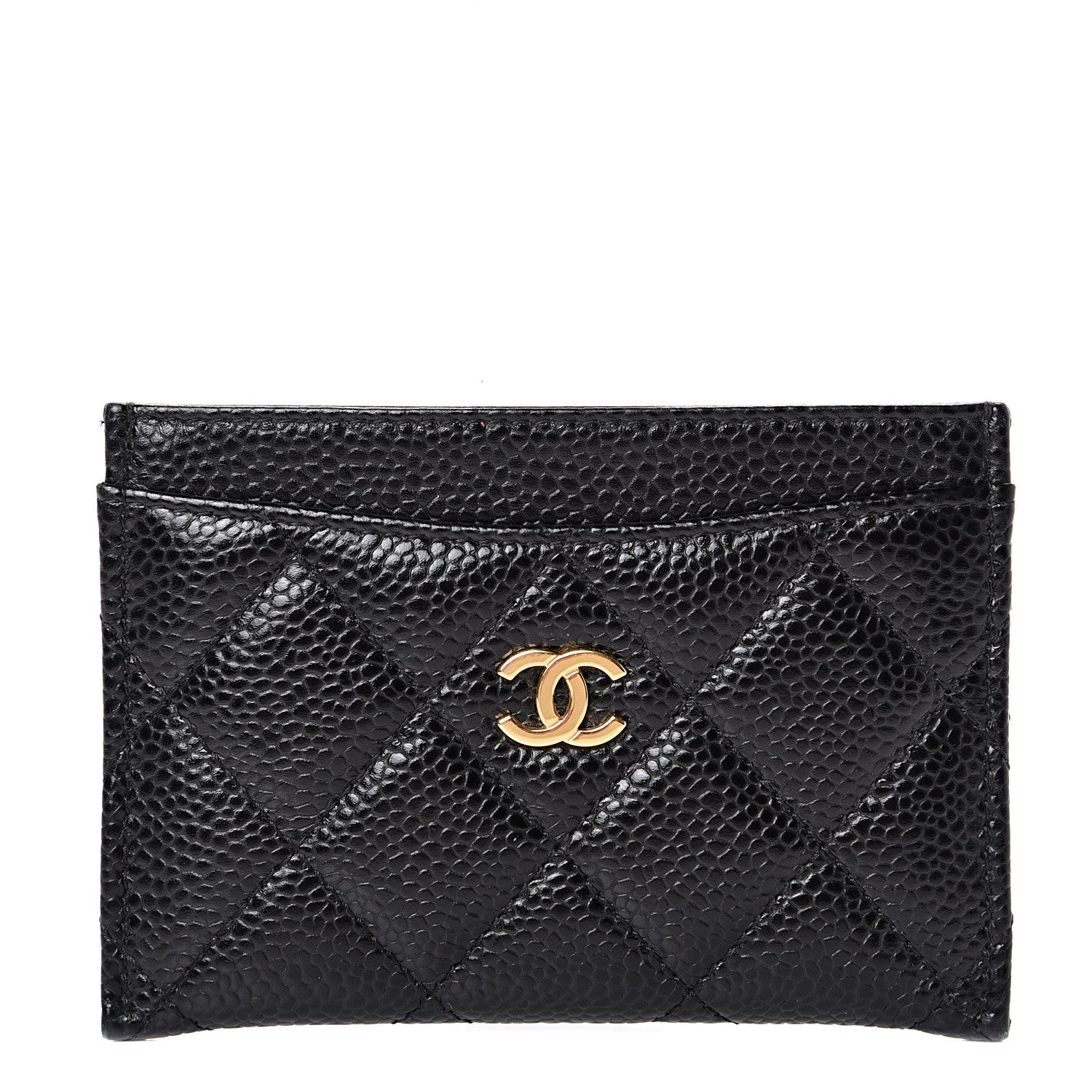 Chanel Caviar Quilted Card Holder Black 1 of 8