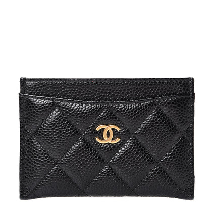 Chanel Caviar Quilted Card Holder Black 1 of 8