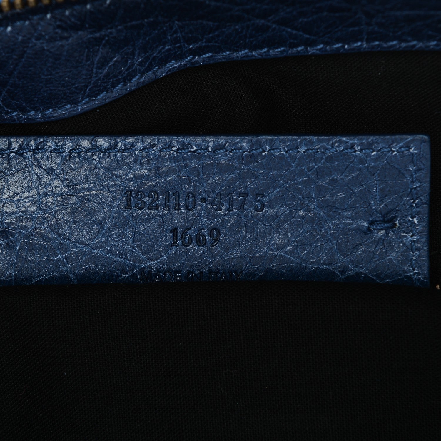 Balenciaga Agneau Classic Hardware Work Bleu Cobalt Bleu Electric 14 of 14