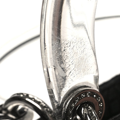 Christian Dior Canvas Swarovski Crystal Cannage Mini Lady Dior Black 9 of 9