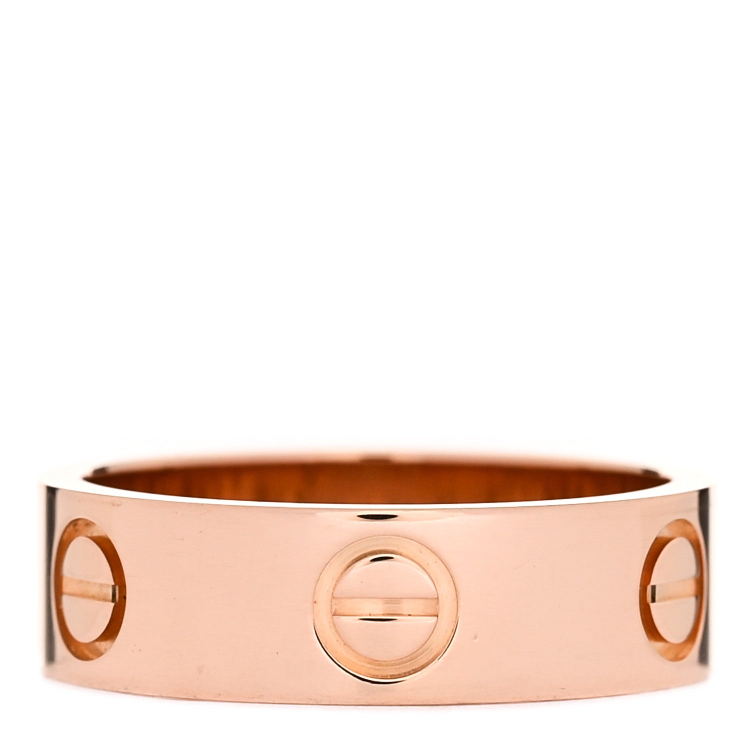 Cartier 18K Pink Gold 5.5mm LOVE Ring 52 6 3 of 5