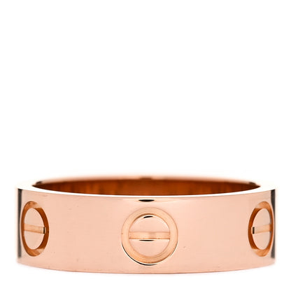 Cartier 18K Pink Gold 5.5mm LOVE Ring 52 6 3 of 5