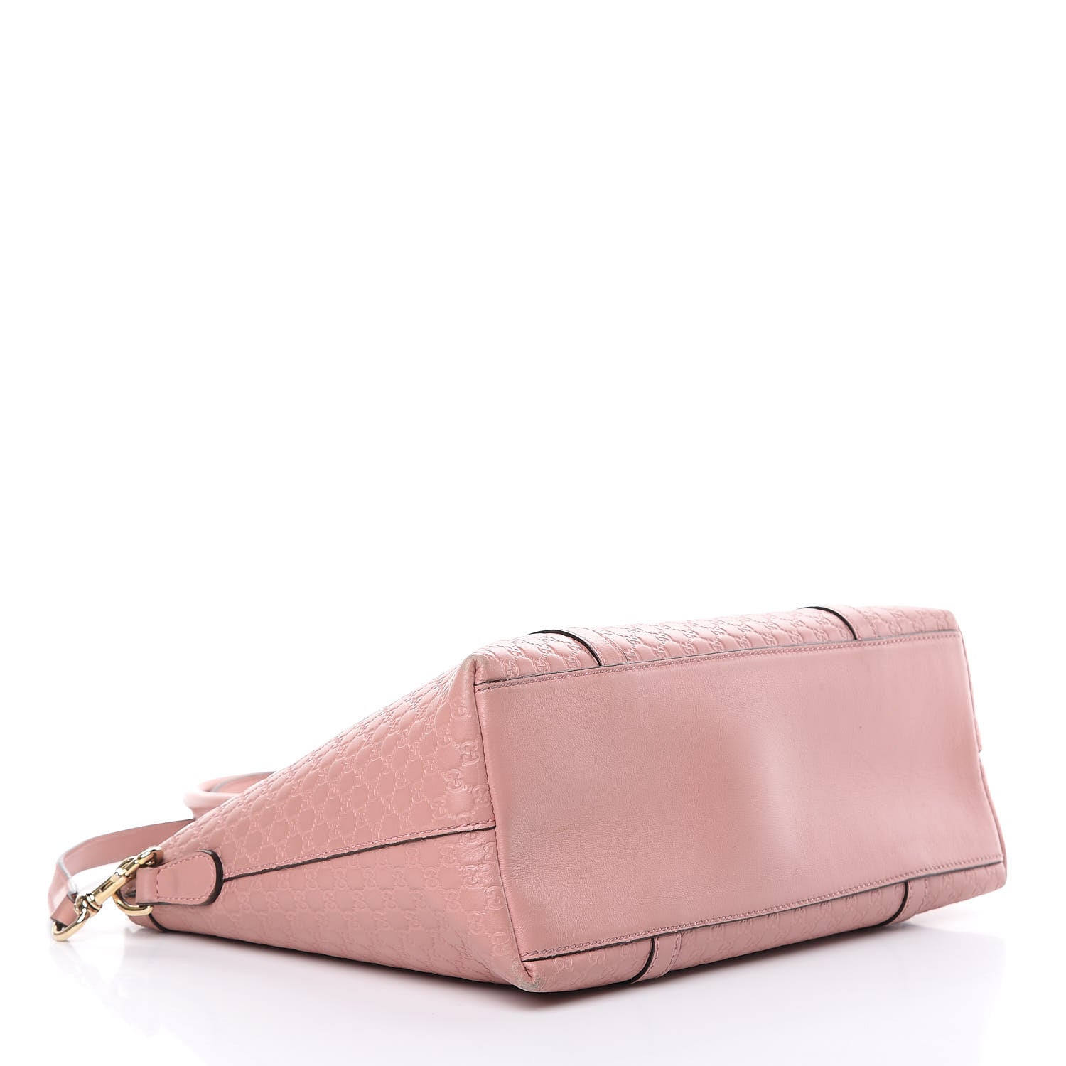 Gucci Soft Microguccissima Small Zippered Satchel Soft Pink 4 of 19