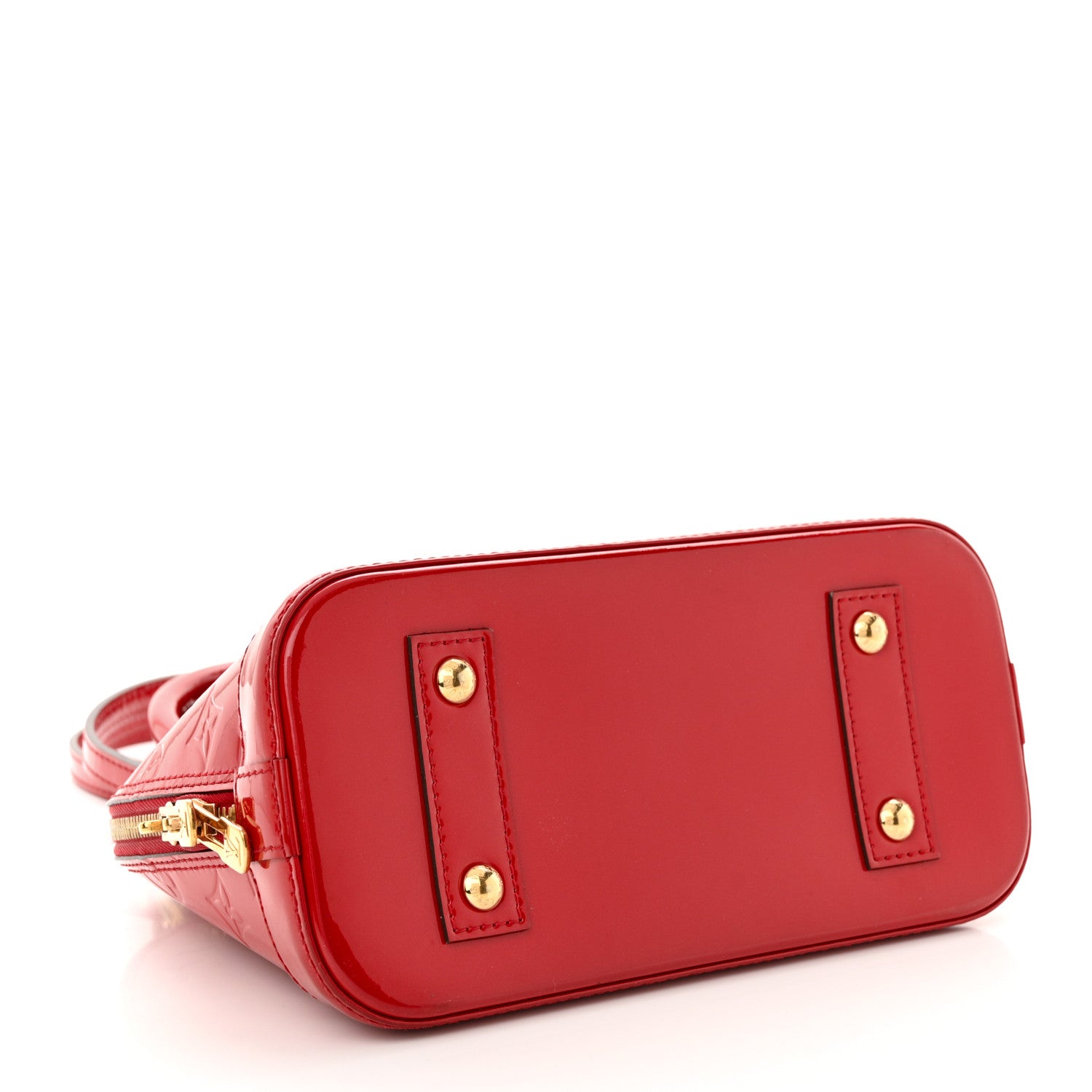 Louis Vuitton Vernis Alma BB Cherry 4 of 10