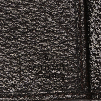 Gucci Monogram Calfskin Ladies Web Continental Wallet Beige Ebony Cocoa 6 of 8