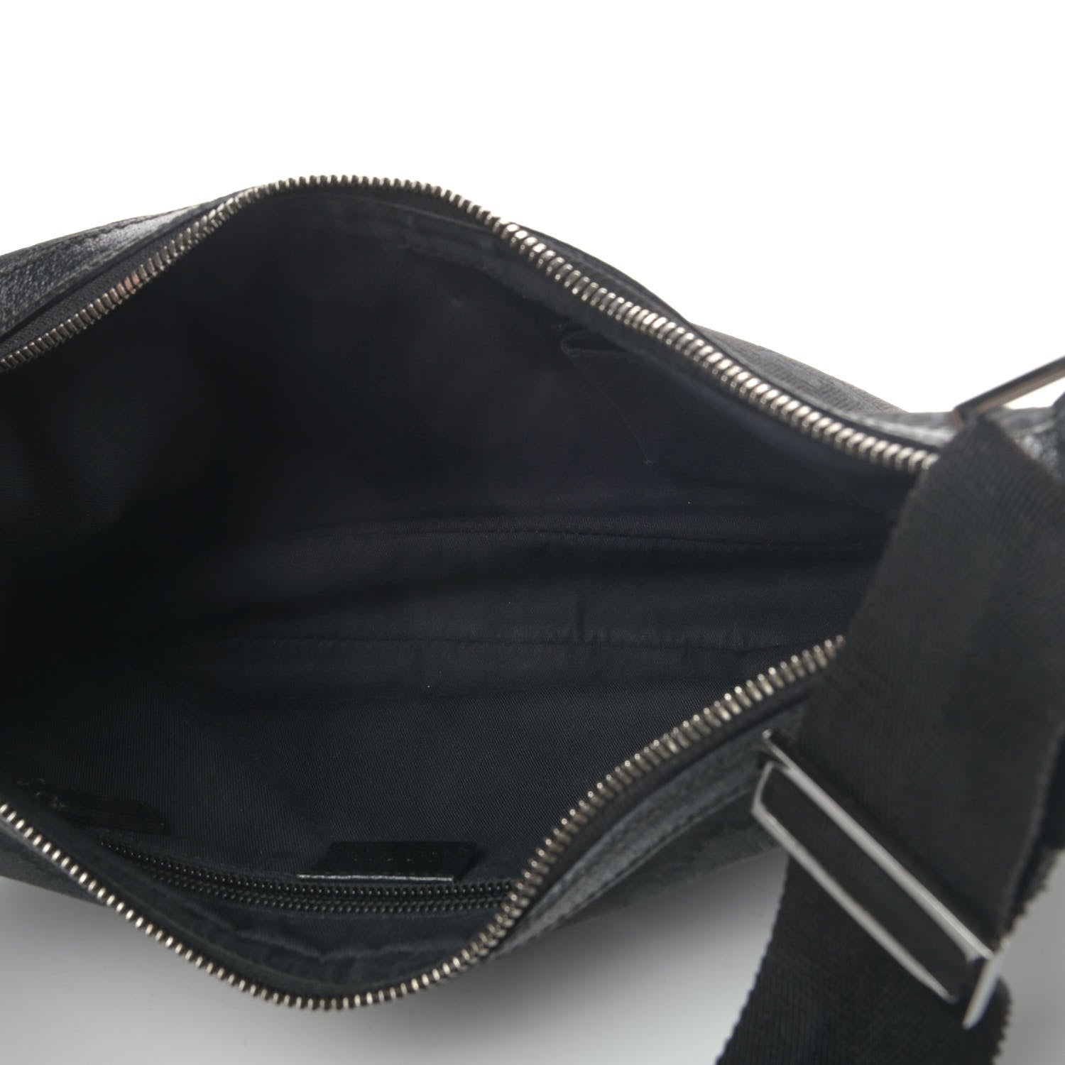 Gucci Monogram Medium Half Moon Hobo Black 4 of 6