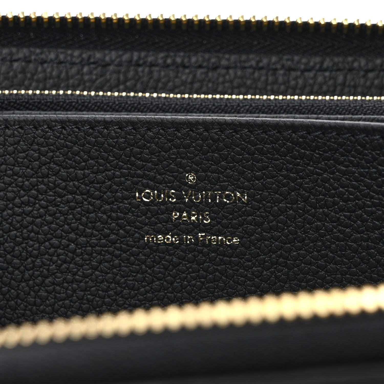 Louis Vuitton Empreinte Zippy Wallet Black 6 of 6