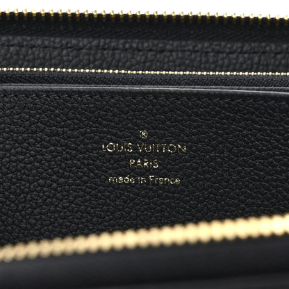 Louis Vuitton Empreinte Zippy Wallet Black 6 of 6