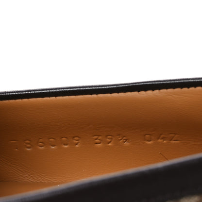 Gucci Canvas GG Monogram Horsebit Calfskin Womens Horsebit Platform Loafers 39.5 Beige Ebony Cocoa 11 of 12