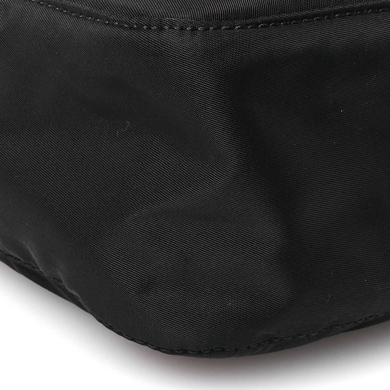 Prada Re-Nylon Vela Saffiano Pocket Double Zip Messenger Bag Black 9 of 10