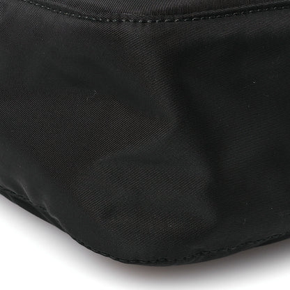 Prada Re-Nylon Vela Saffiano Pocket Double Zip Messenger Bag Black 9 of 10