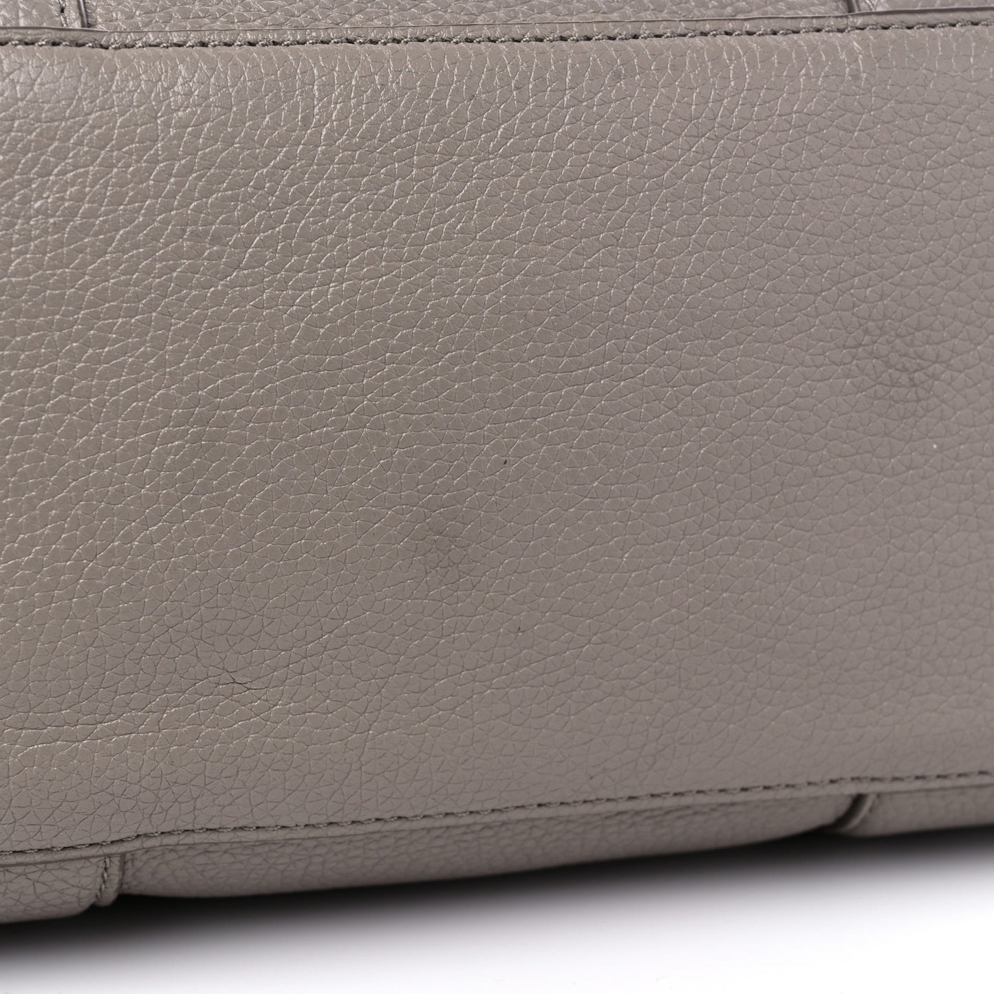 Grained Calfskin Medium The Tote Bag Grey