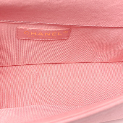 Chanel Iridescent Caviar Quilted Medium Boy Flap Light Pink 5 of 11