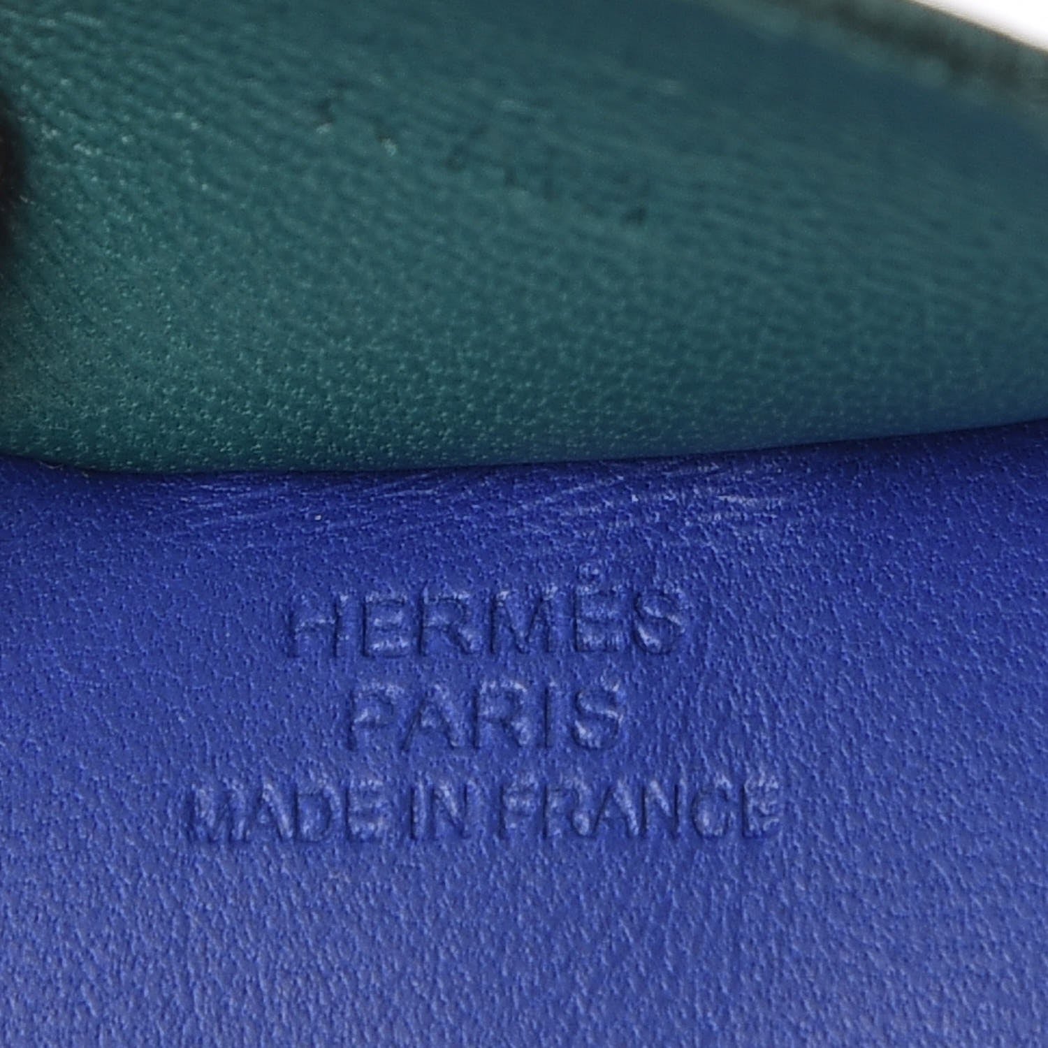 Hermes Milo Lambskin Grigri Rodeo Horse Bag Charm GM Bleu Electrique Malachite Lime 4 of 4