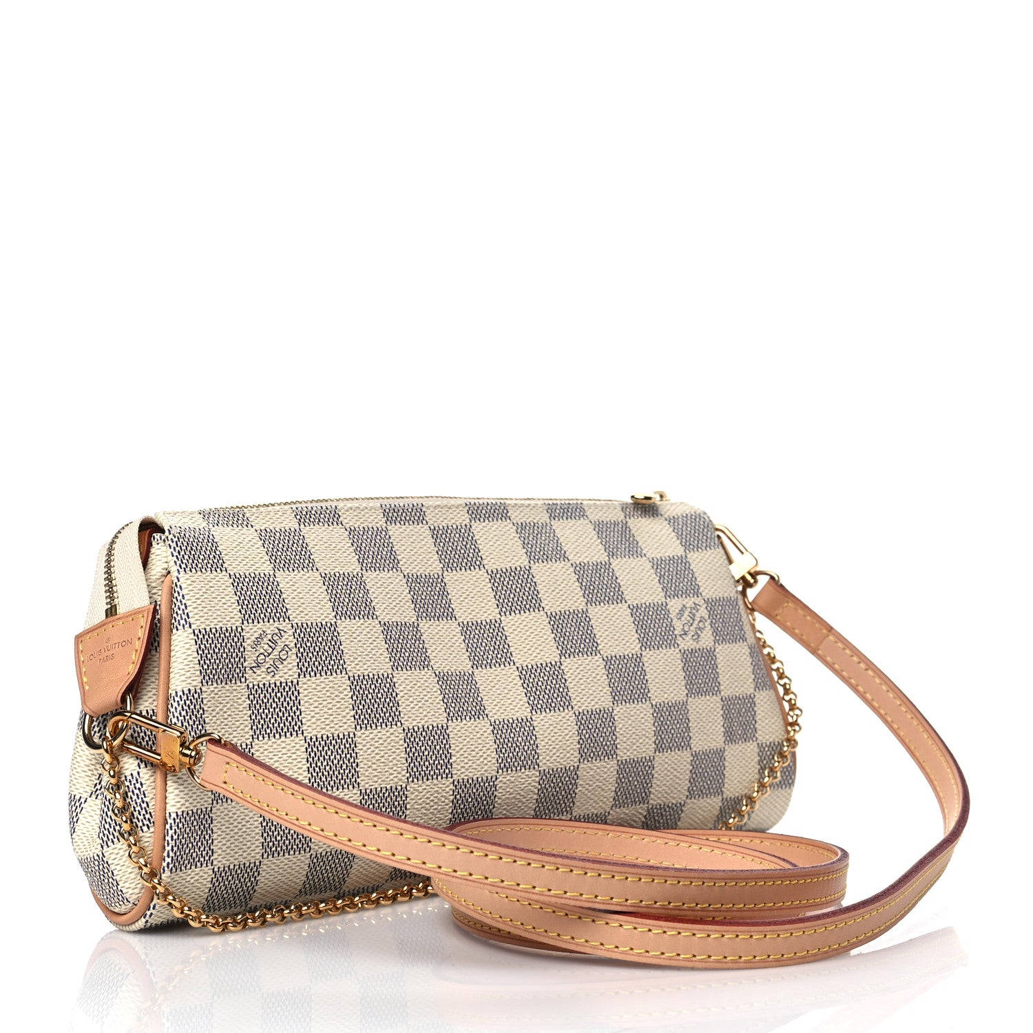 Louis Vuitton Damier Azur Eva Clutch 3 of 11