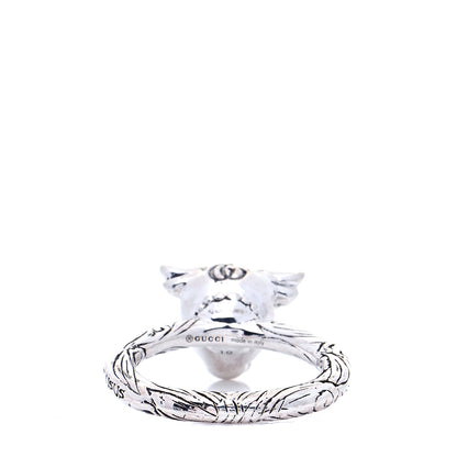 Gucci Sterling Silver Anger Forest Bull's Head Ring 59 8.75 3 of 6