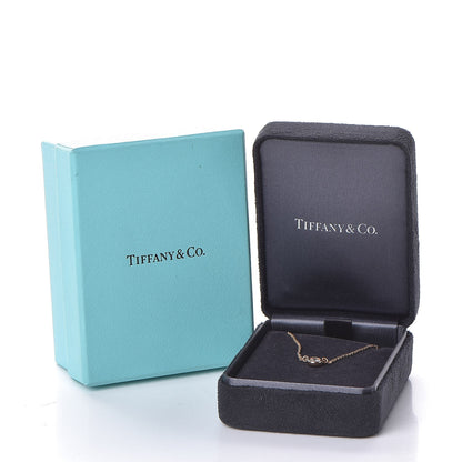 Tiffany 18K Rose Gold Diamond .17ct Elsa Peretti Diamonds by the Yard Pendant Necklace 9 of 9