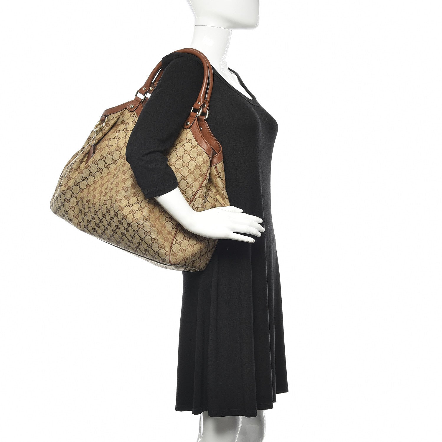 Gucci Monogram Large Sukey Tote Brown 2 of 11