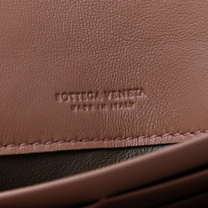 Bottega Veneta Nappa Intrecciato Continental Flap Wallet Dusty Rose 6 of 8
