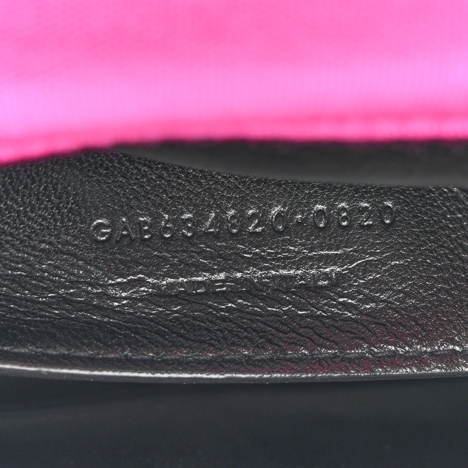 Saint Laurent Jersey Wool Patchwork Monogram Medium Jamie Baguette Magenta 7 of 11