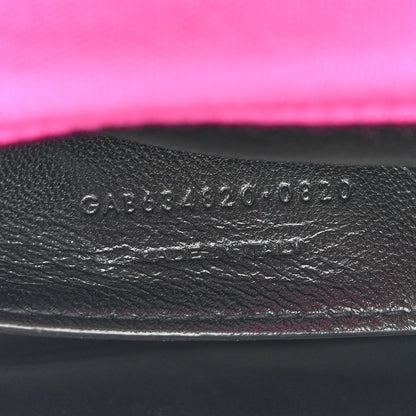 Saint Laurent Jersey Wool Patchwork Monogram Medium Jamie Baguette Magenta 7 of 11