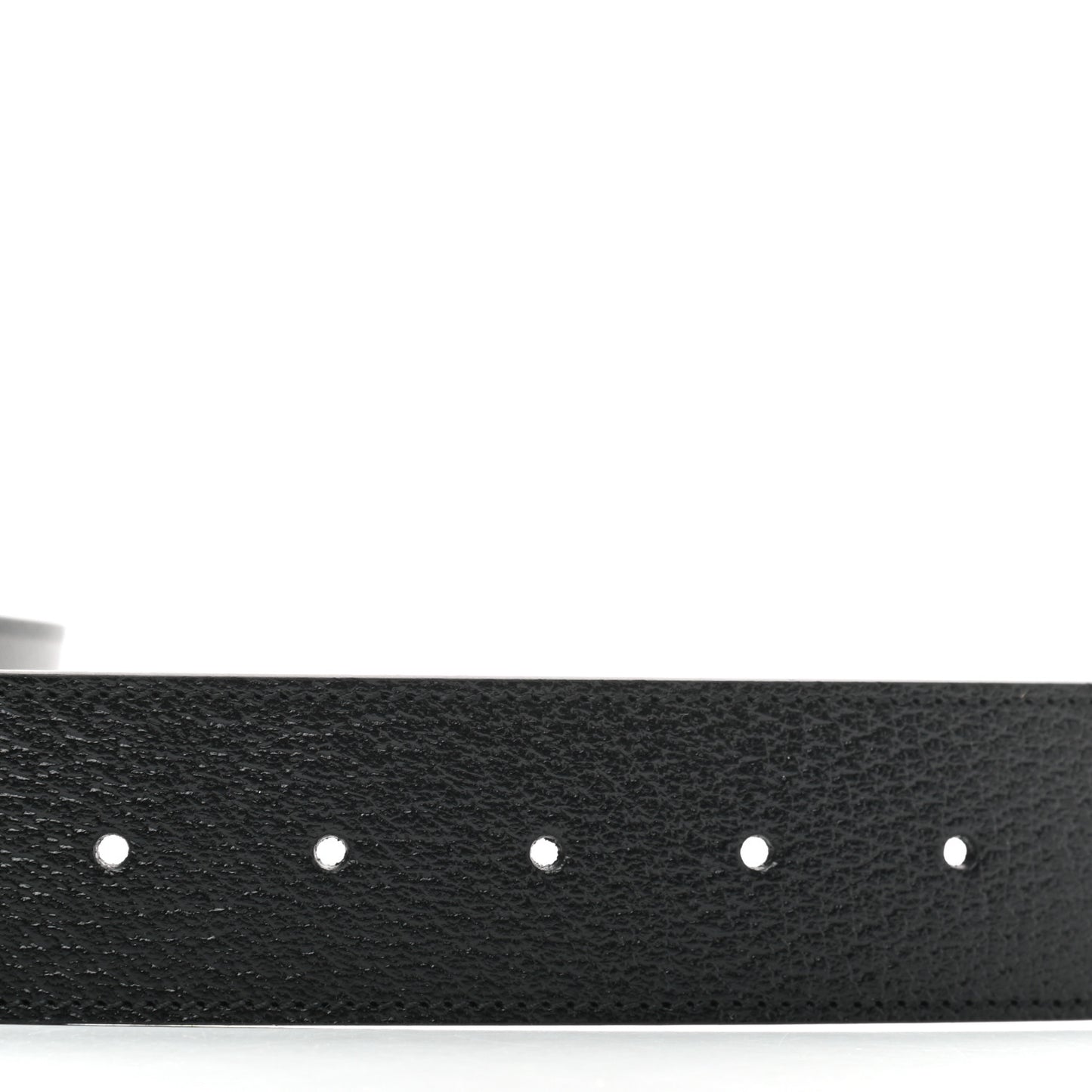 Textured Calfskin Double G 40mm Belt 75 30 Black