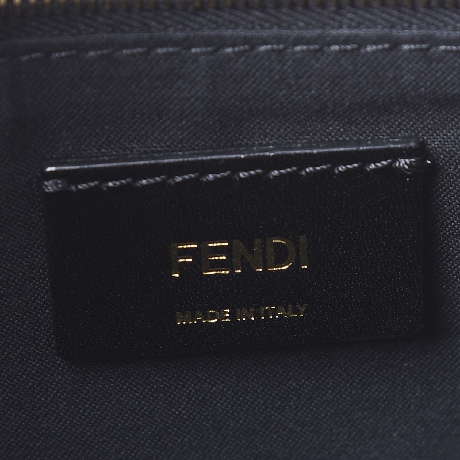 Fendi Vitello Metal Monster Eyes Messenger Bag Black 582827