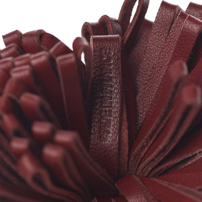 Hermes Lambskin Carmen Uno-Dos Key Holder Black Rouge H 3 of 5