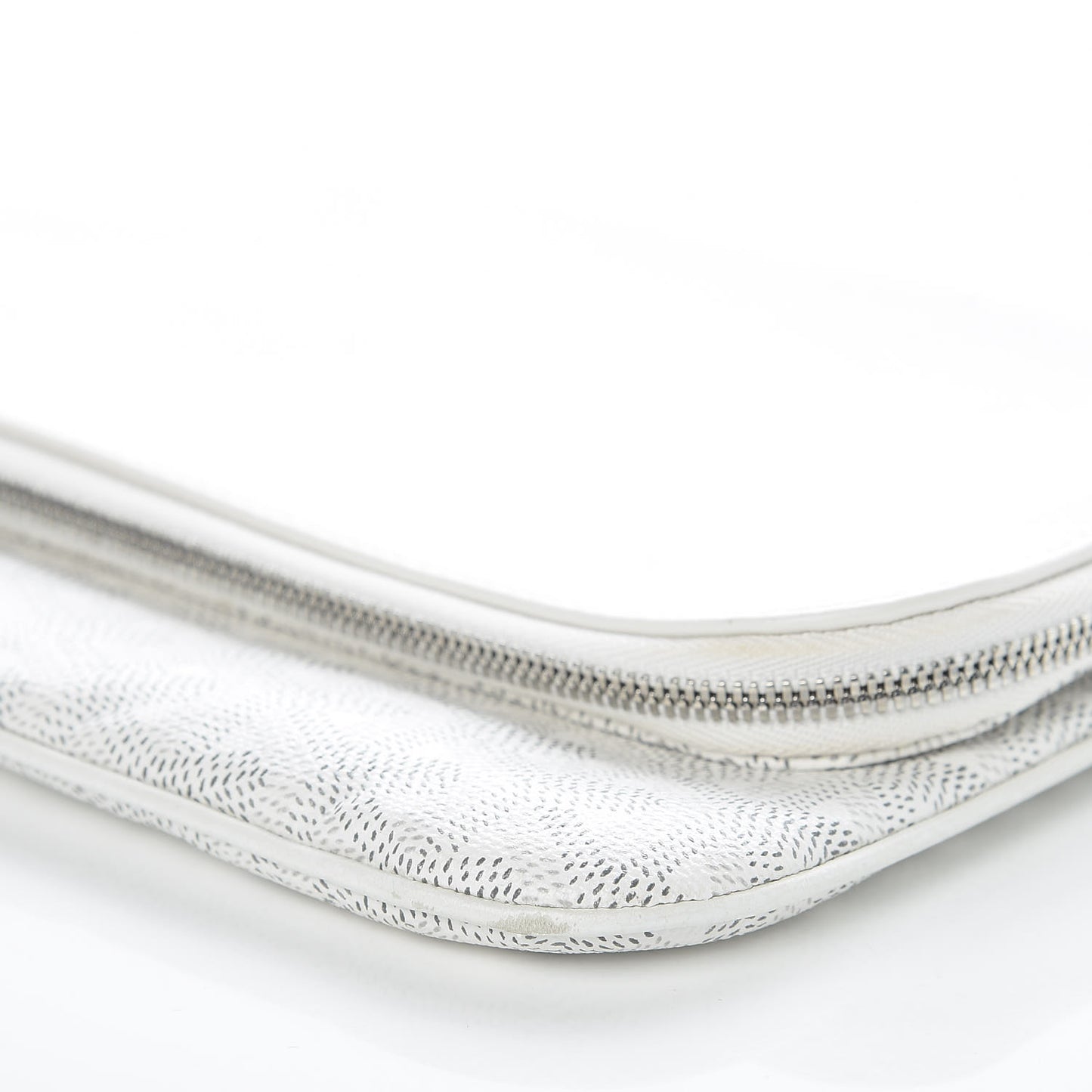 Goyardine Sainte Marie Soft Clutch White
