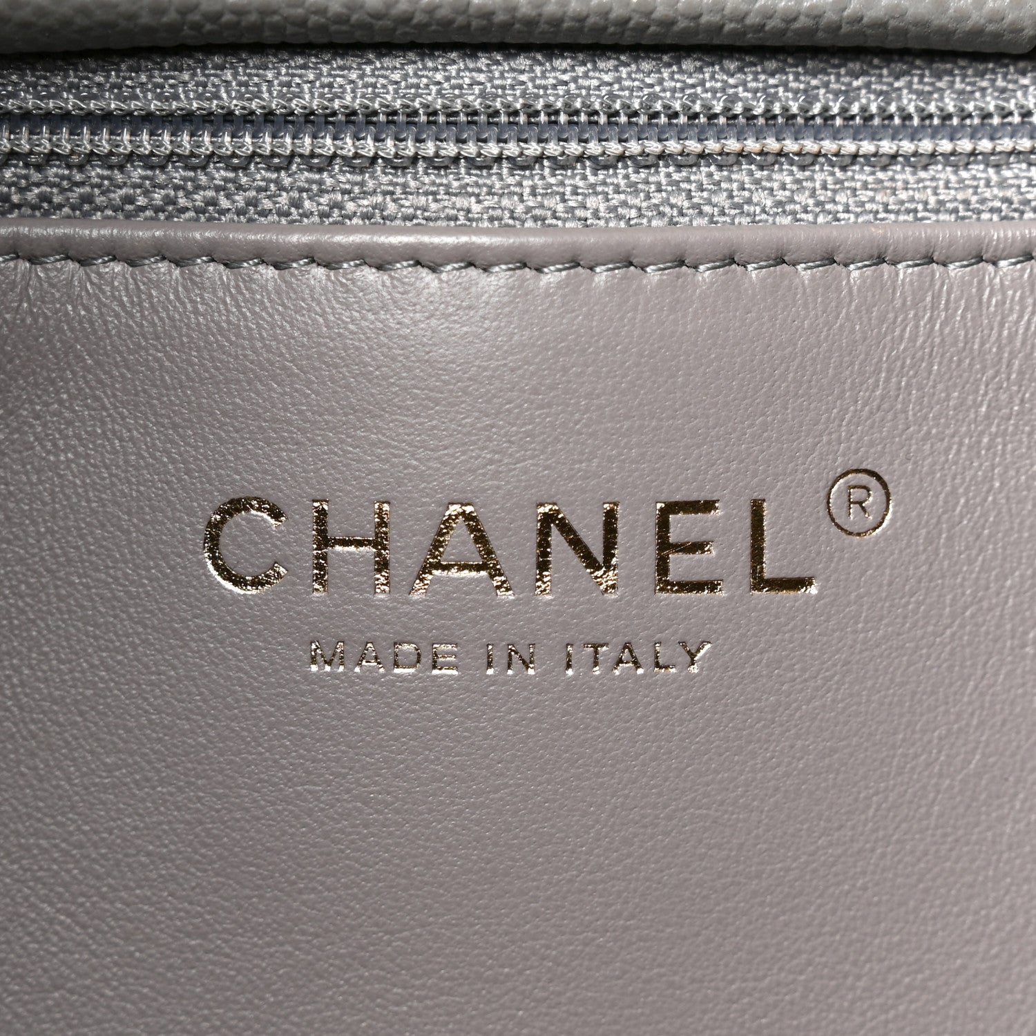 Chanel Caviar Quilted Large Classic Shopping Tote Grey 5 of 9