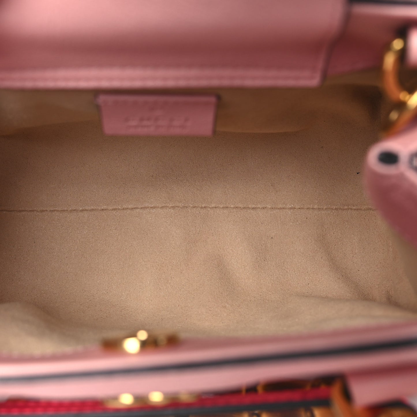Wonka Grain Calfskin Mini Diana Tote Bag Wild Rose Fuxia Fluo