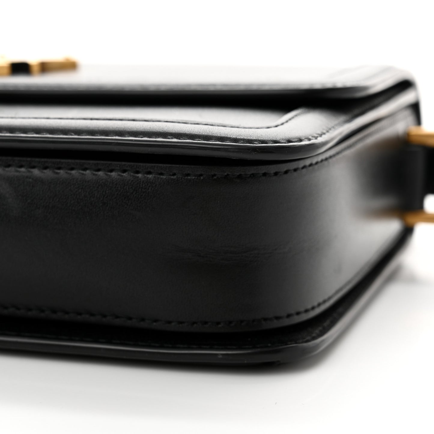 Box Calfskin Monogram Medium Solferino Satchel Black