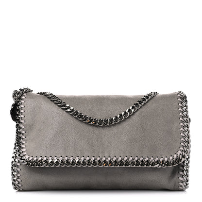 Stella McCartney Shaggy Deer Falabella Crossbody Clutch Light Grey 1 of 10