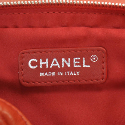 Chanel Lambskin Quilted Ultimate Wallet On Chain WOC Red 10 of 11