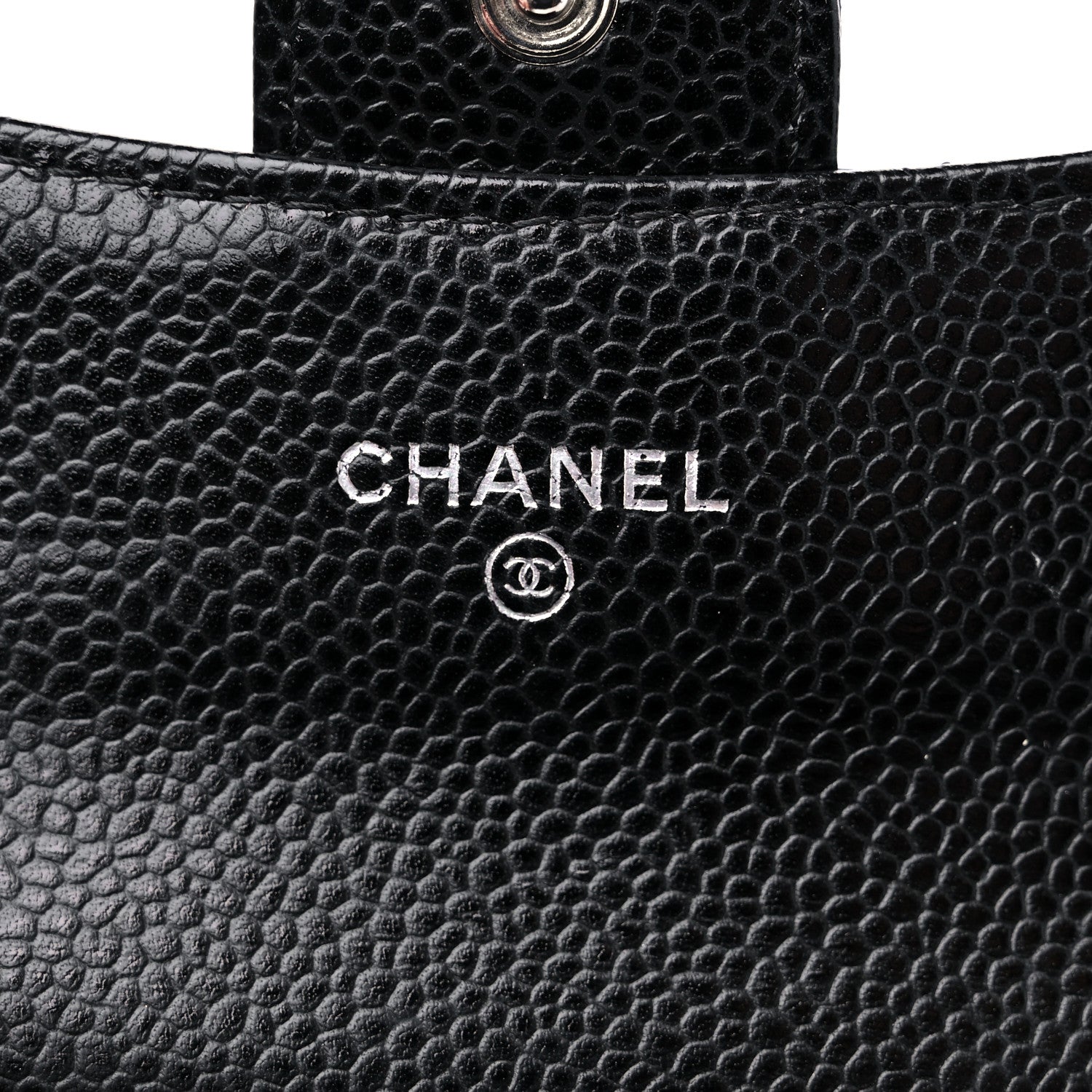 Chanel Caviar Quilted Flap Card Holder Black 6 of 10
