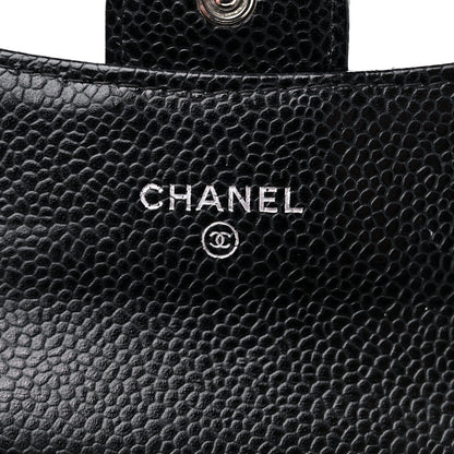 Chanel Caviar Quilted Flap Card Holder Black 6 of 10