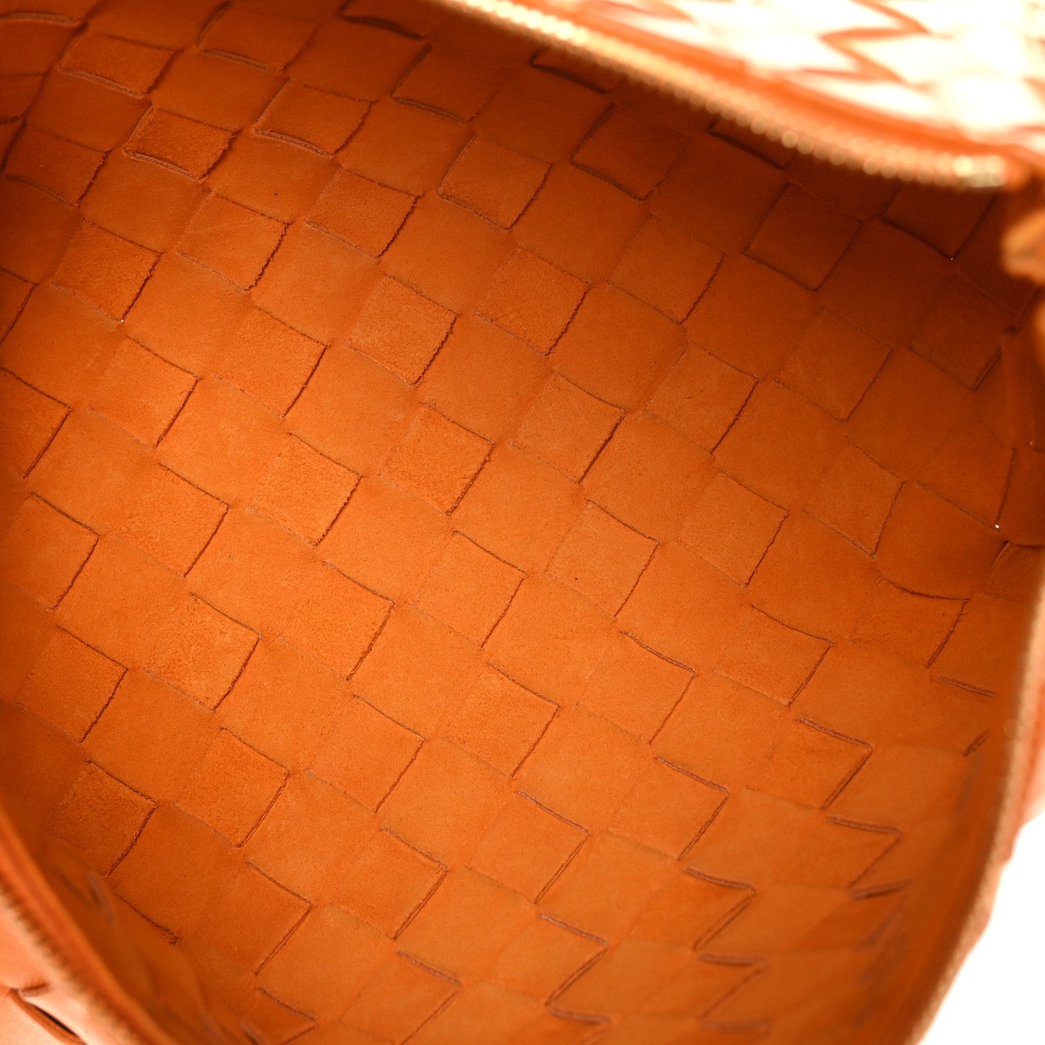 Bottega Veneta Nappa Intrecciato Pouch On Strap Tangerine 5 of 8
