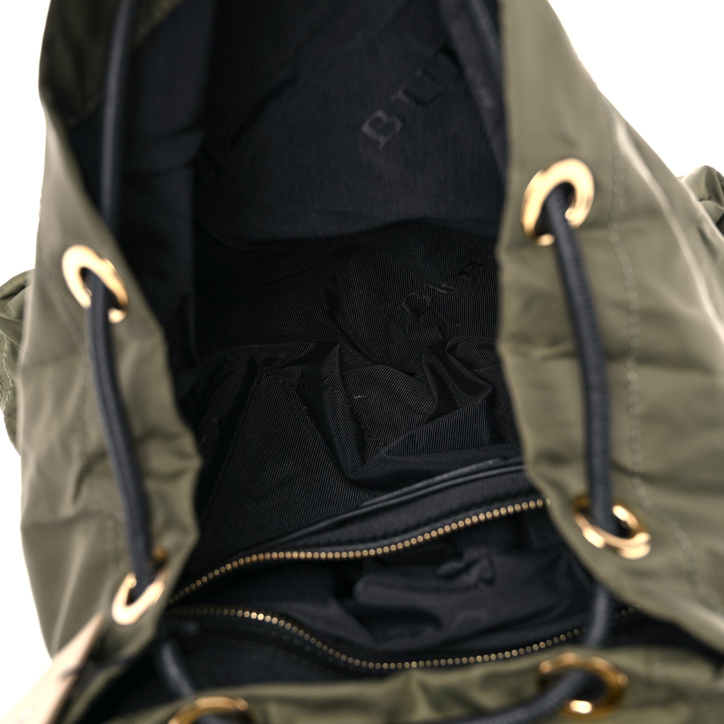 Nylon Medium Rucksack Backpack Canvas Green