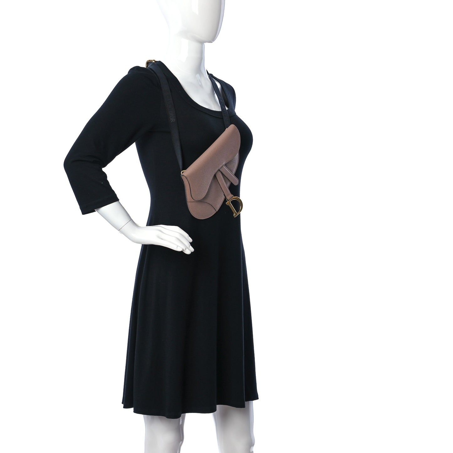 Calfskin Saddle Belt Bag Fard