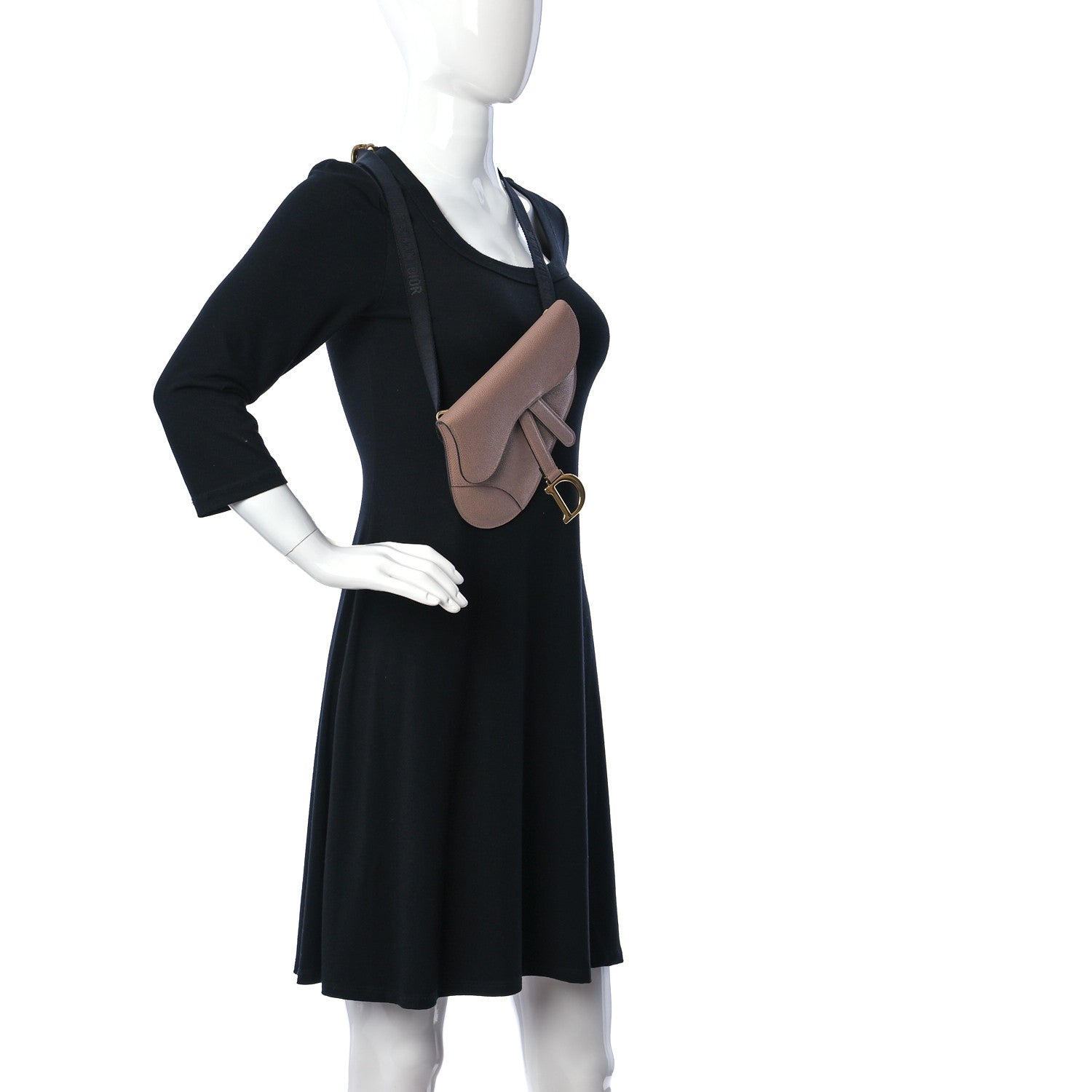 Christian Dior Calfskin Saddle Belt Bag Fard 2 of 10