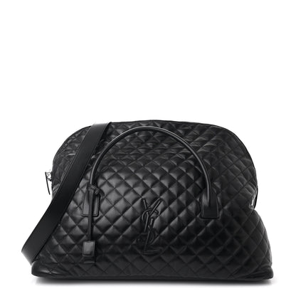 Saint Laurent Calfskin Quilted ES Giant Travel Bag Black 1 of 10