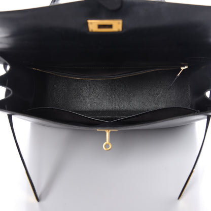 Hermes Box Kelly Sellier 35 Black 14 of 53