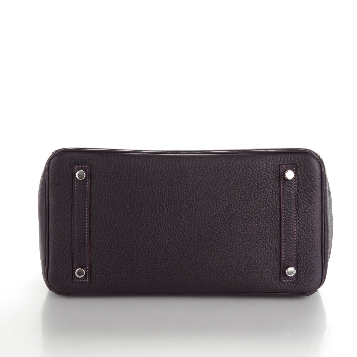 Hermes Taurillon Clemence Birkin 30 Raisin 5 of 25