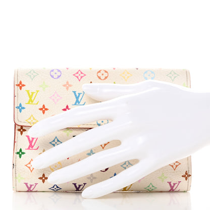 Louis Vuitton Monogram Multicolor Alexandra Wallet White 2 of 24