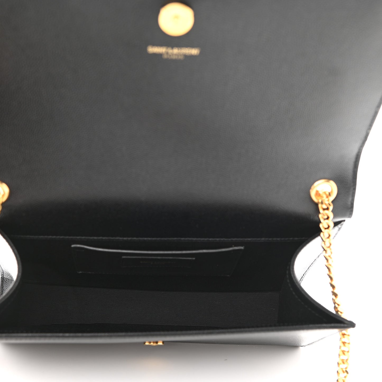 Grain De Poudre Medium Classic Monogram Kate Satchel Black