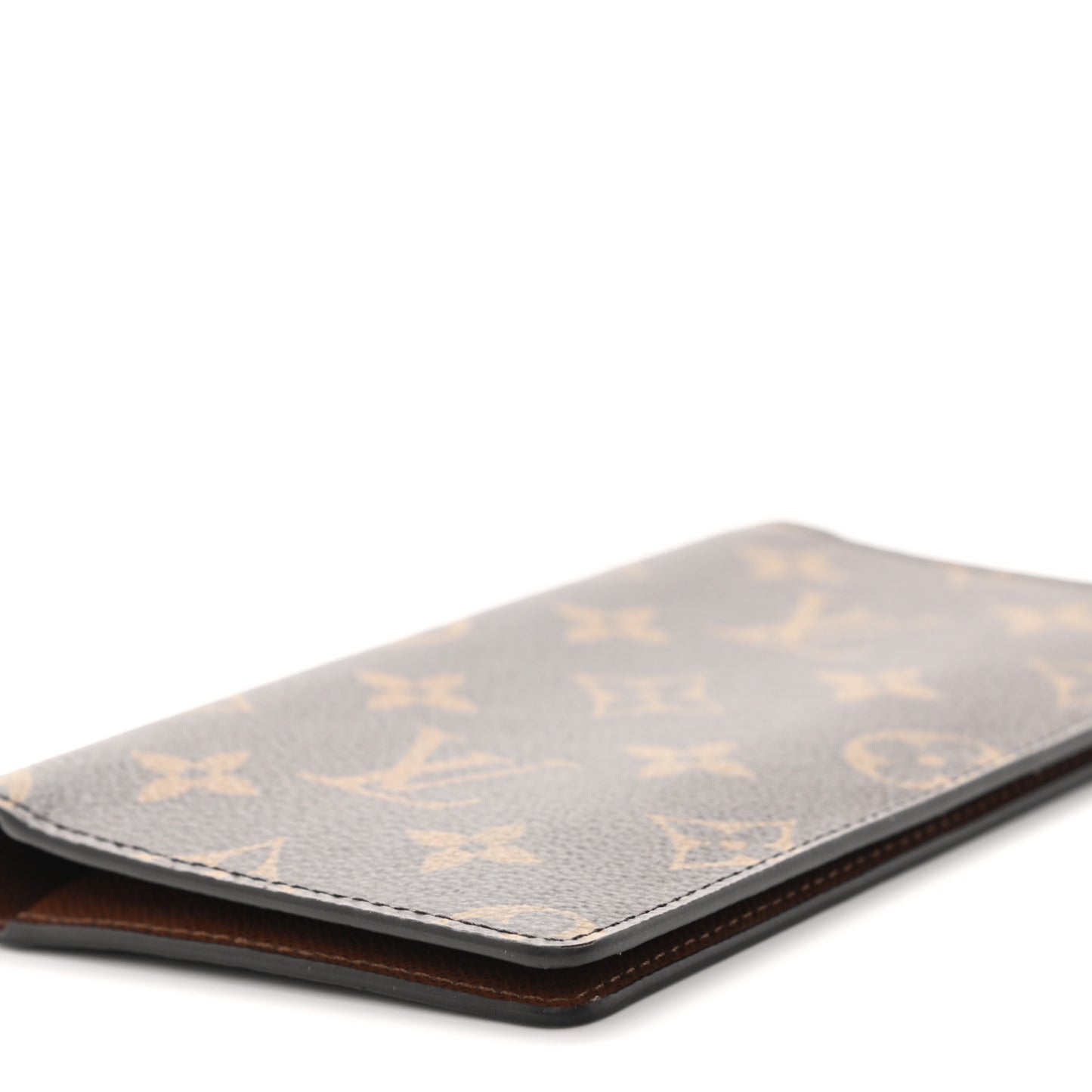 Monogram Checkbook Holder Case Wallet