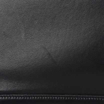 Saint Laurent Lambskin Matelasse Chevron Monogram Medium Sulpice Bag Black 10 of 18